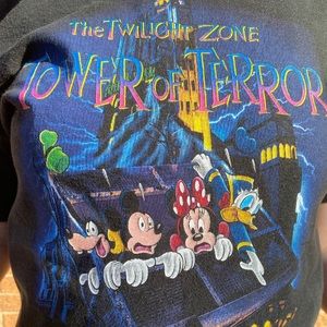Vintage Disney Tower of Terror tshirt XS